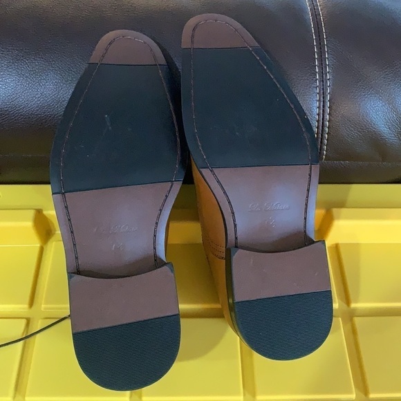 La Milano Mens Leather Cap Toe Lace up Oxford Classic Modern Business Sh… - Picture 8 of 11